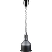 Lampa do podgrzewania potraw wisząca, czarna, P 0.25 kW, U 230 V Stalgast 692601