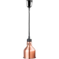 Lampa do podgrzewania potraw wisząca, miedziana, P 0.25 kW, U 230 V Stalgast 692602