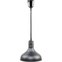 Lampa do podgrzewania potraw wisząca, czarna, P 0.25 kW, U 230 V Stalgast 692611