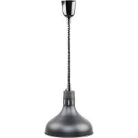 Lampa do podgrzewania potraw wisząca, czarna, P 0.25 kW, U 230 V Stalgast 692611