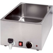 Bemar nastawny z kranem do pojemników GN 1/1 i H 150 mm, P 1.2 kW,U 230 V Stalgast 741156
