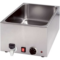 Bemar nastawny z kranem do pojemników GN 1/1 i H 200 mm, P 1.2 kW, U 230 V Stalgast 741205