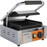 Kontakt grill pojedynczy, ryflowany, Caterina, P 1.8  Stalgast 742018