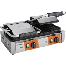Kontakt grill podwójny ryflowany, P 3.6  Stalgast 742028