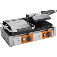 Kontakt grill podwójny ryflowany, P 3.6  Stalgast 742028