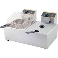 Frytownica 2 komorowa, pojemność 2x5L, 550x420x270 Stalgast 746100