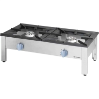Taboret gazowy, podwójny, Top line, 2x9 kW, G20 Stalgast 773011