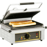Kontakt grill PANINI, ryflowany, P 3 kW, U 230 V Stalgast 777214