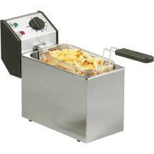 Frytownica nastawna, 1-komorowa, V 5L, P 3.2 kW, 190x425x320 Stalgast 777320