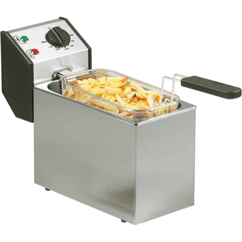 Frytownica nastawna, 1-komorowa, V 5L, P 3.2 kW, 190x425x320 Stalgast 777320