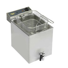 Frytownica nastawna, 1-komorowa z kranem, V 12L, P 6.4 kW, 350x470x350 Stalgast 777333