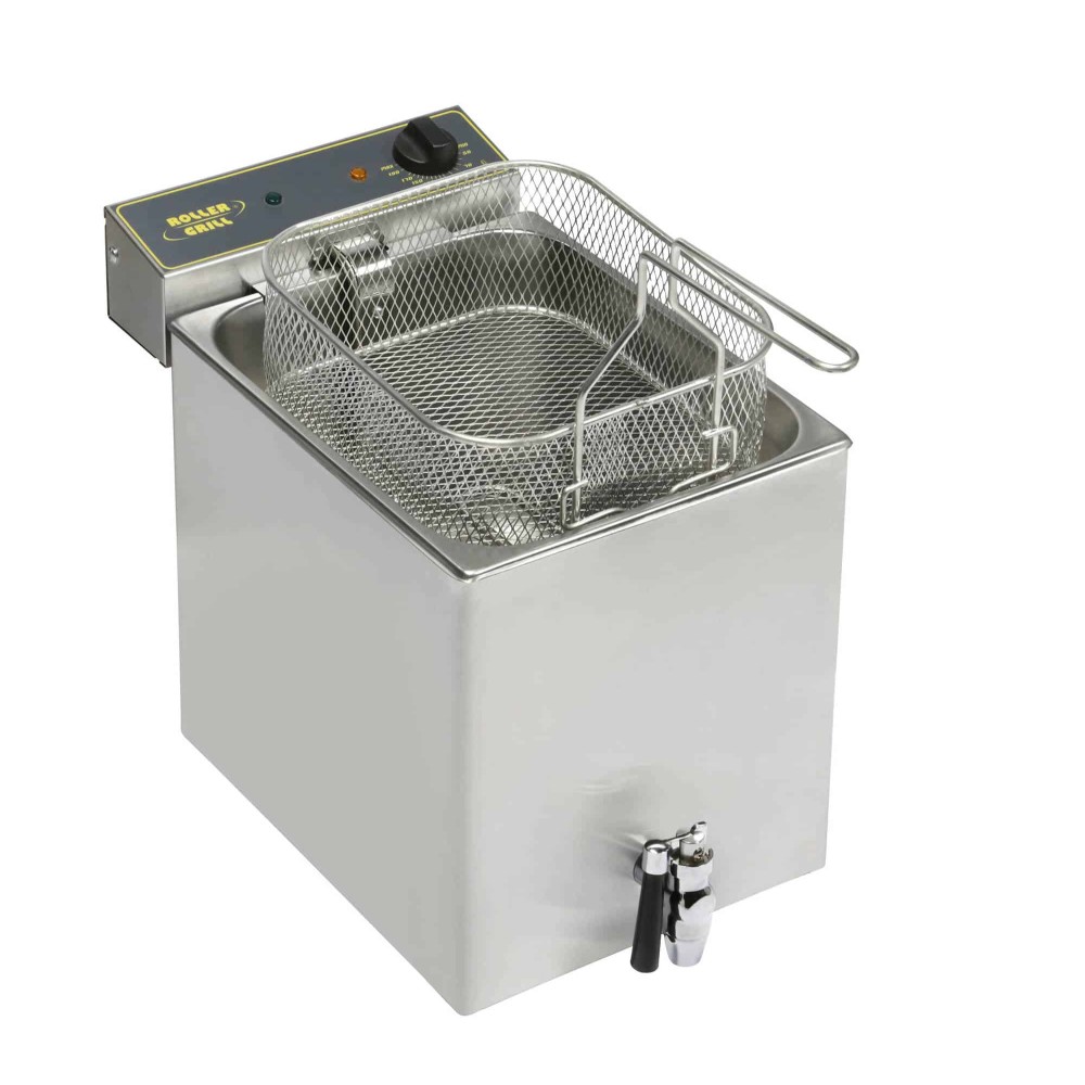 Frytownica nastawna, 1-komorowa z kranem, V 12L, P 6.4 kW, 350x470x350 Stalgast 777333