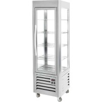 Witryna chłodnicza 7-poziomowa, 5 x ruszty chromowane 535 x 495 mm Stalgast 777450