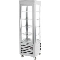 Witryna chłodnicza 7-poziomowa, 5 x ruszty chromowane 535 x 495 mm Stalgast 777450
