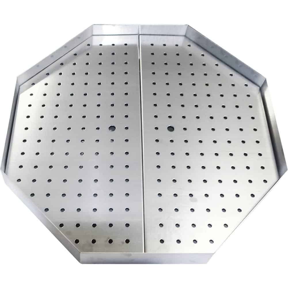 Wanna ociekowa na tłuszcz do gyrosa, kebaba, 650x650x50 mm Stalgast 777581