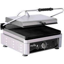 Kontakt grill ryflowany, PK 2745, P 3 kW, U 230 V Stalgast 777645