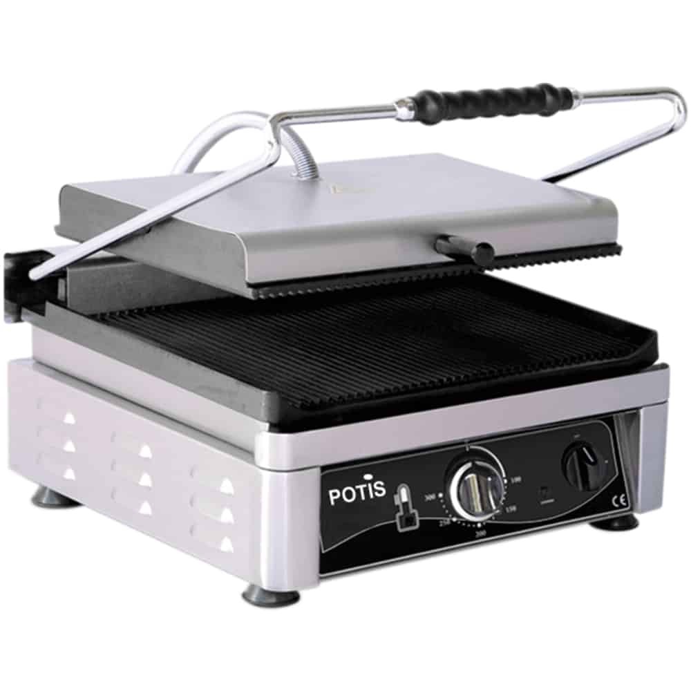 Kontakt grill ryflowany, PK 2745, P 3 kW, U 230 V Stalgast 777645
