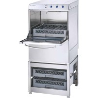 Zmywarko wyparzarka z podstawą, uniwersalna, dozownik płynu myjącego, P 3.4/4.9 , U 230/400 V Stalgast 801502