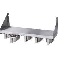 Półka wisząca z pojemnikami gn na przyprawy Stalgast 815500