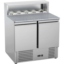 Stół chłodniczy 2 drzwiowy do pizzy, V 240 l, Stalgast 833029