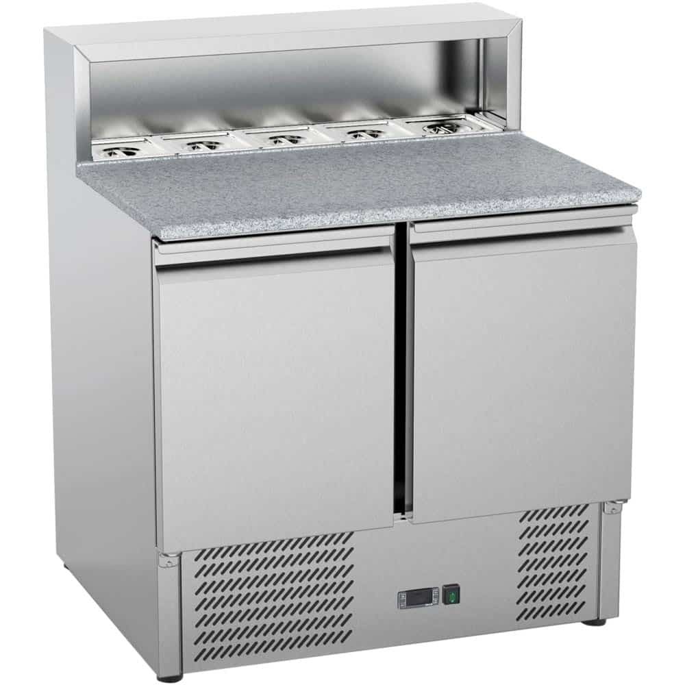 Stół chłodniczy 2 drzwiowy do pizzy, V 240 l, Stalgast 833029