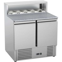 Stół chłodniczy 2 drzwiowy do pizzy, V 240 l, Stalgast 833029