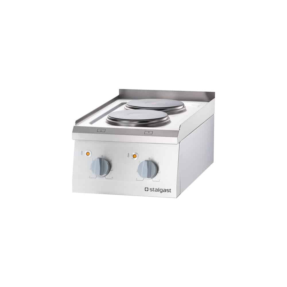 Kuchnia elektryczna, 2-polowa, nastawna, 5.2 kW, 400x700x250 Stalgast 9705000