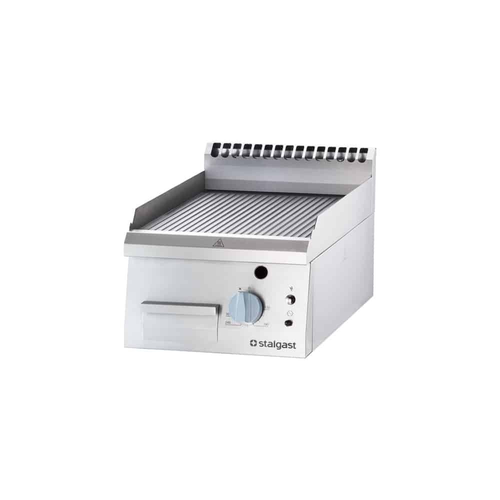 Płyta grillowa gazowa, gładka, 6.5 kW, G30, 400x700x250 Stalgast 9730130