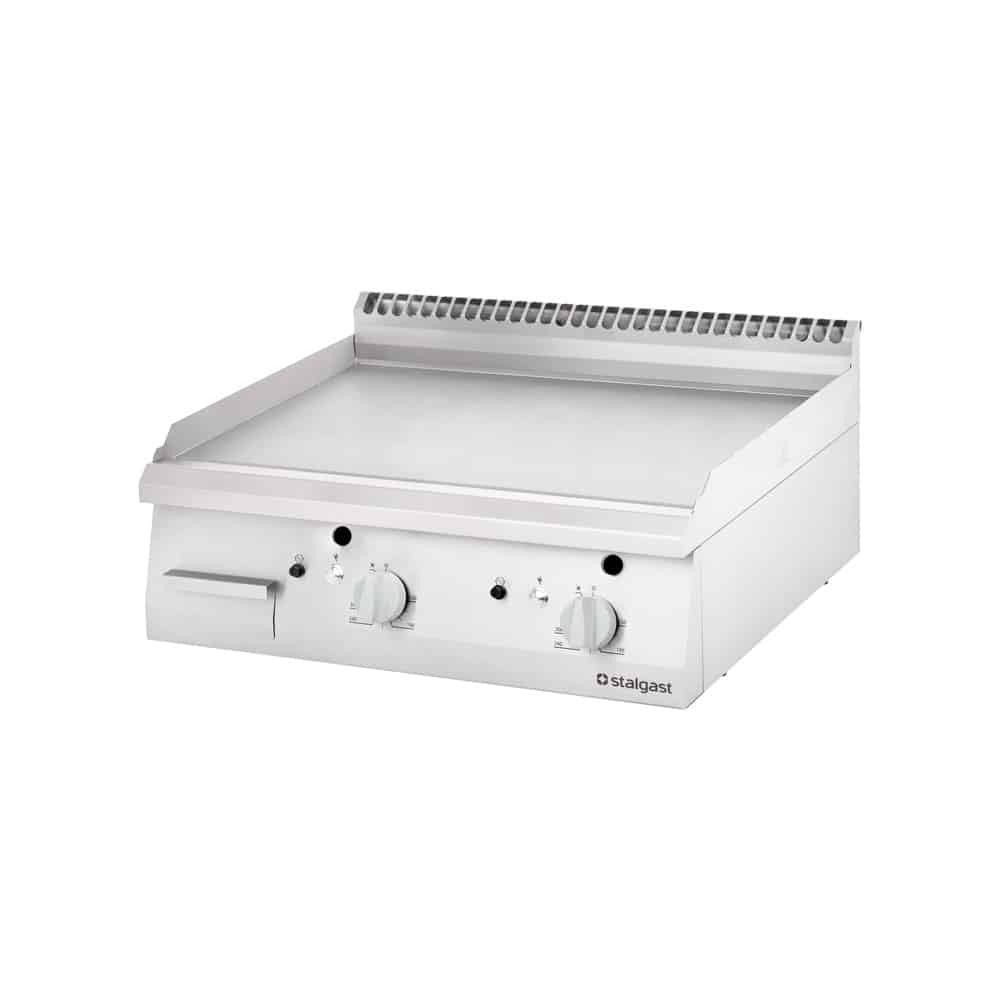 Płyta grillowa gazowa, gładka, 13 kW, G20, 800x700x250 Stalgast 9731110