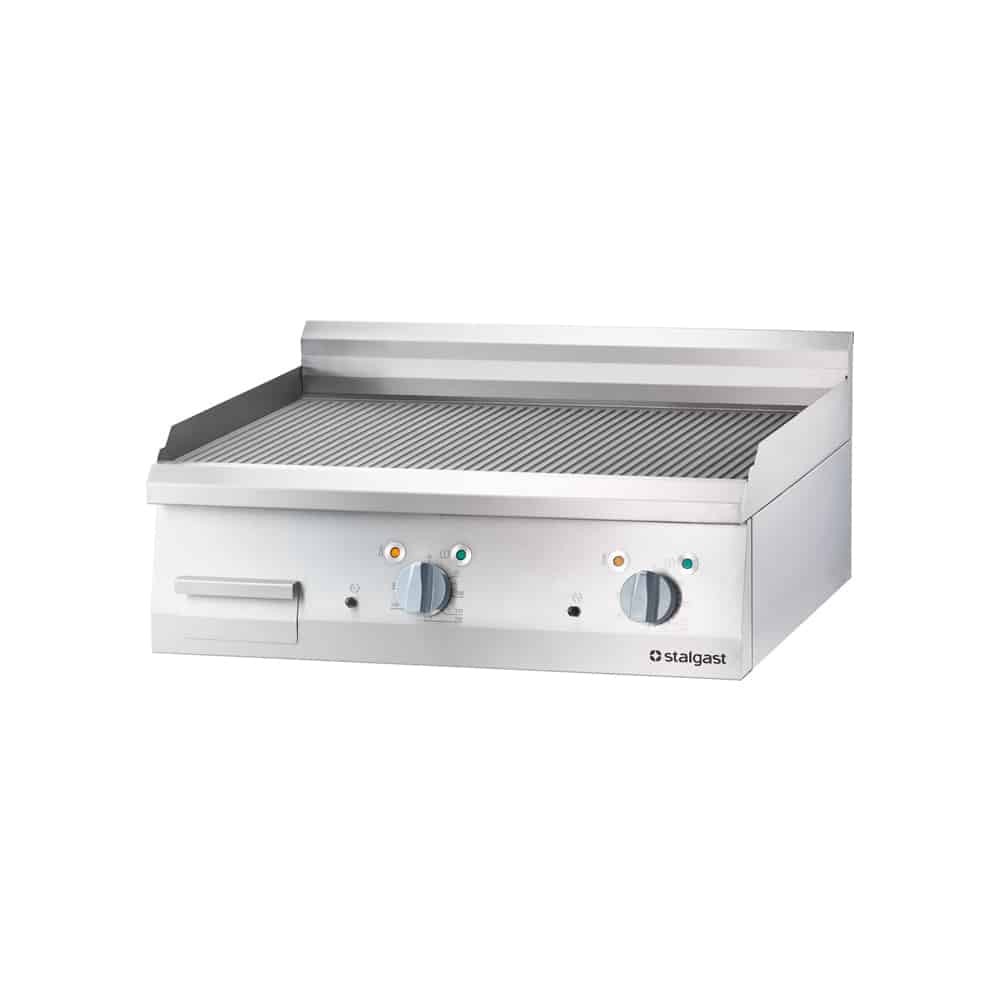 Płyta grillowa elektryczna, ryflowana, 8.1 kW, 800x700x250 Stalgast 9731200
