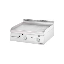 Płyta grillowa gazowa, gładko-ryflowana, 13 kW, G20, 800x700x250 Stalgast 9731310