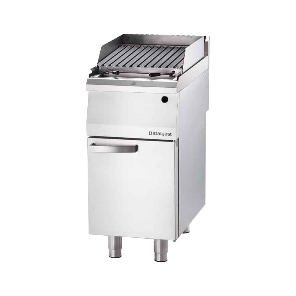 Grill lawowy gazowy, ruszt V,  6.5 kW, G20 Stalgast 9732010