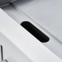 Płyta grillowa elektryczna, gładka, 4 kW, chrom Stalgast 9736100