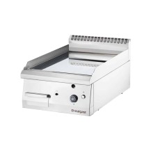 Płyta grillowa gazowa, gładka, 6.5 kW, G20 chrom Stalgast 9736110