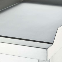 Płyta grillowa gazowa, gładka, 6.5 kW, G20 chrom Stalgast 9736110