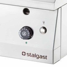 Płyta grillowa gazowa, ryflowana, 6.5 kW, G20, chrom Stalgast 9736210