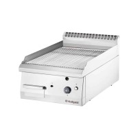 Płyta grillowa gazowa, ryflowana, 6.5 kW, G30, chrom Stalgast 9736230