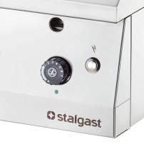 Płyta grillowa gazowa, ryflowana, 6.5 kW, G30, chrom Stalgast 9736230