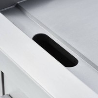 Płyta grillowa elektryczna, gładka, 8.1 kW, chrom Stalgast 9737100