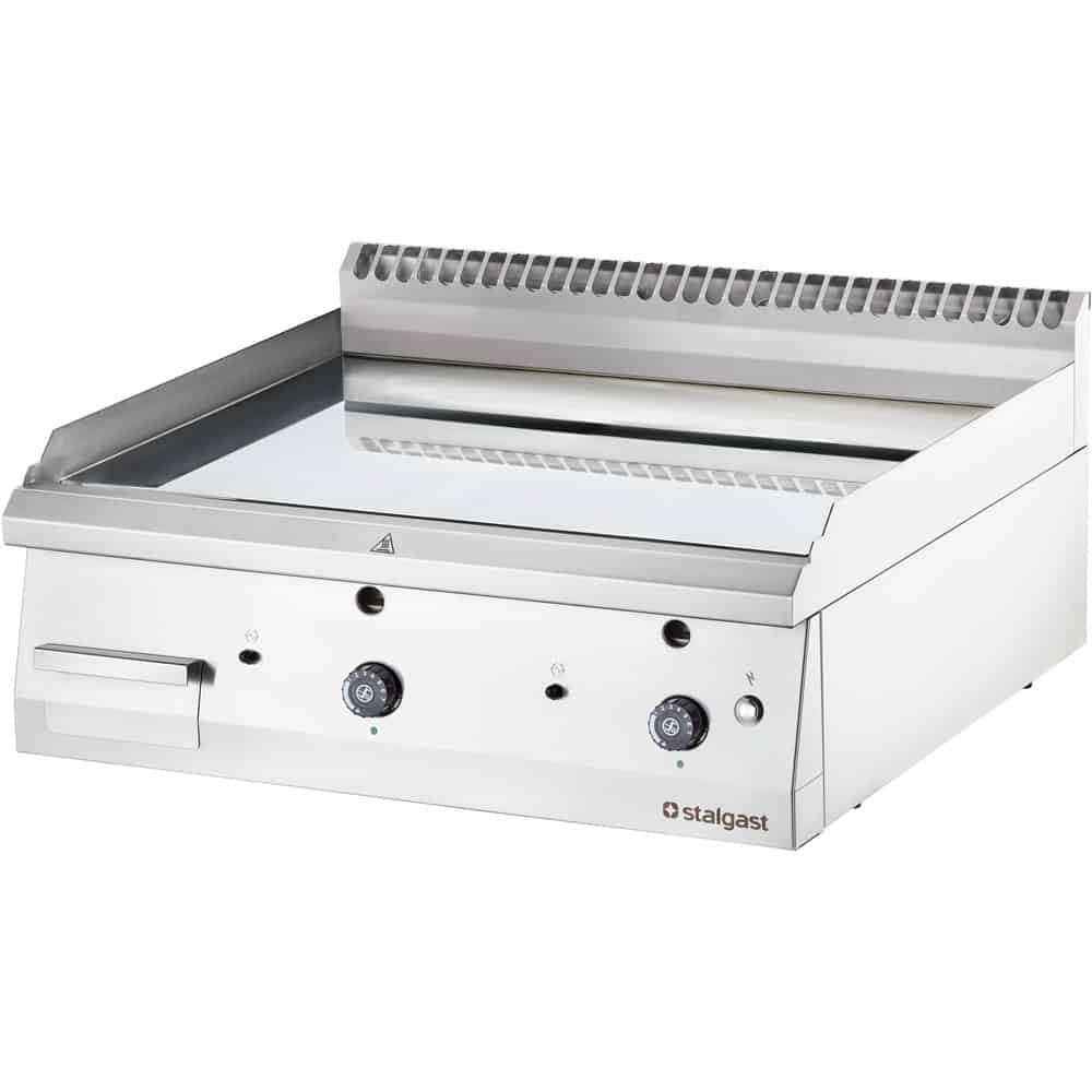 Płyta grillowa gazowa, gładka, 13 kW, G20, chrom Stalgast 9737110