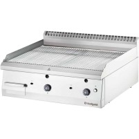 Płyta grillowa gazowa, ryflowana, 13 kW, G30, chrom Stalgast 9737230