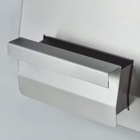 Płyta grillowa elektryczna, gładko-ryflowana, 8.1 kW, chrom Stalgast 9737300
