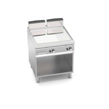 Płyta gazowa 2/3 gładka + 1/3 ryflowana 800x900x900 Bertos SG9FM8M-2/CPD