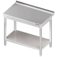 Stół przyścienny z półką 1200x600x850 mm spawany Stalgast 980046120S