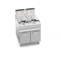 Frytownica gazowa 2x20L 2-komorowa 800x900x900 Bertos S9GL20+20M