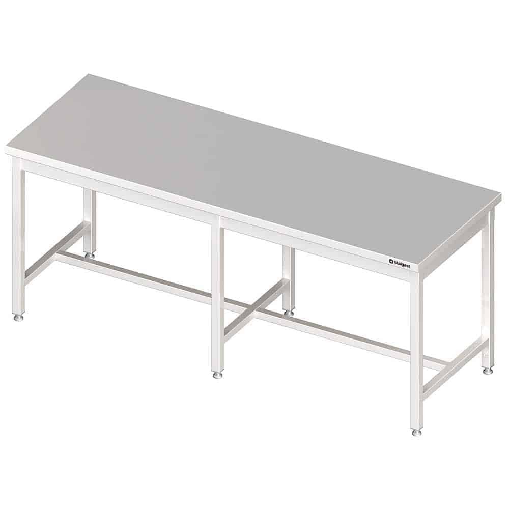 Stół centralny bez półki 2500x700x850 mm spawany Stalgast 980097250
