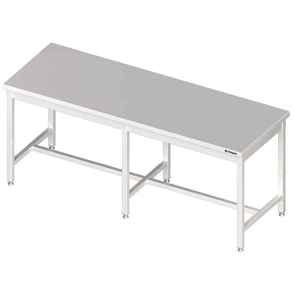 Stół centralny bez półki 2800x700x850 mm spawany Stalgast 980097280