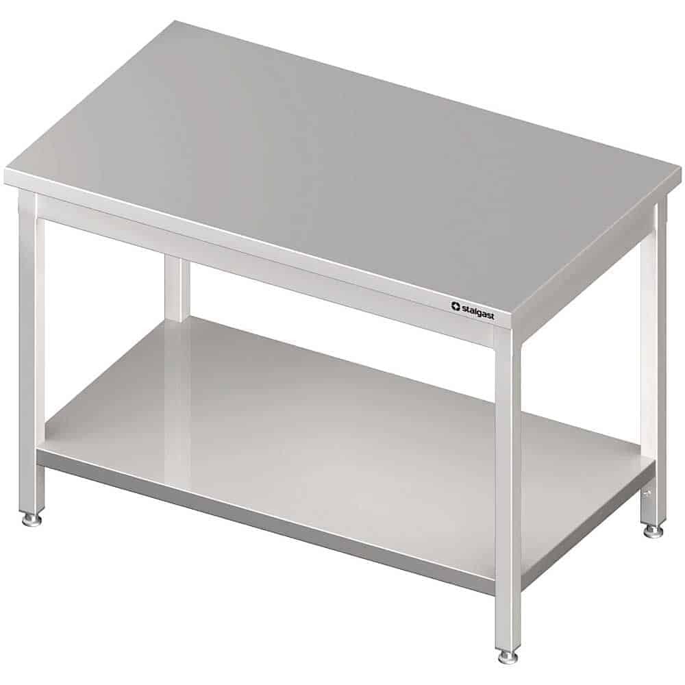 Stół centralny z półką 900x700x850 mm skręcany Stalgast 980107090