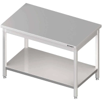 Stół centralny z półką 1000x700x850 mm skręcany Stalgast 980107100