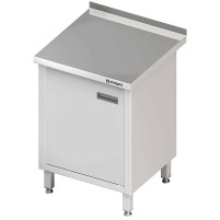 Stół przyścienny z drzwiami skrzydłowymi 600x600x850 mm Stalgast 980146060